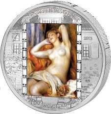 Татфондбанк представил новую монету «Спящая купальщица» - «Татфондбанк»