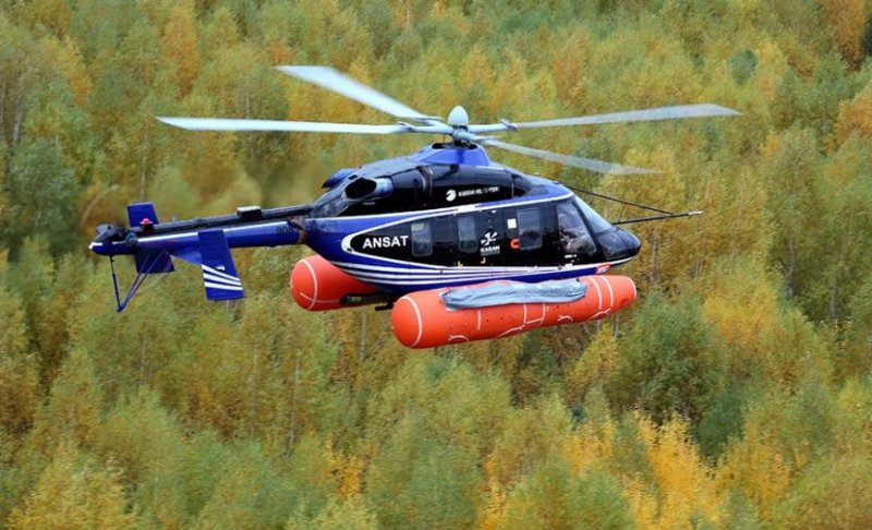 При поддержке Новикомбанка создан вертолет Ансат нового поколения - «Новикомбанк»