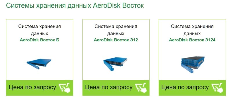 Системы хранения данных AeroDisk Восток — эффективное решение российского производства