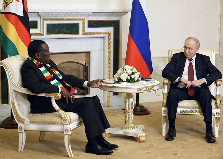 Мнангагва предложил Путину расширить сотрудничество в Зимбабве - «Экономика»